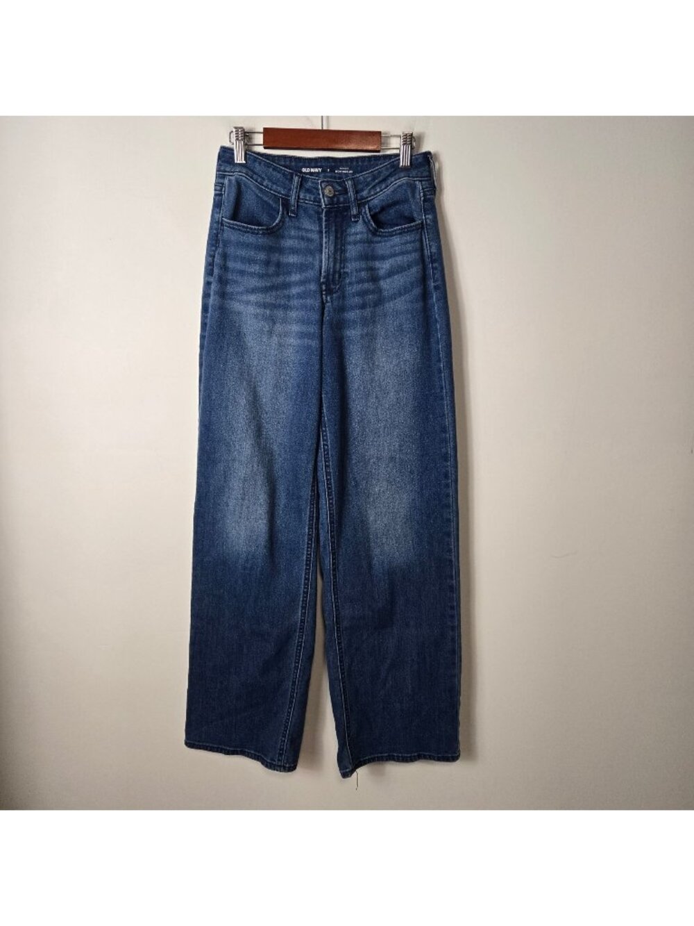 Old Navy Wow Wide-Leg High-Waisted Jeans Size 2 Women's Hippie Boho